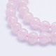 Chapelets de perles en morganite naturelle G-L478-08-6mm-2