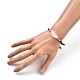 Bracelets coulissants ajustables à cordon torsadé en nylon X-BJEW-JB05322-02-4