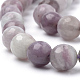 Natürliche lila Jade Perlen Stränge X-G-Q462-109-6mm-3