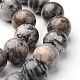 Chapelets de perles de carte pierre/en picasso pierre/en picasso jasper ronde naturel G-J346-03-10mm-1