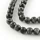 Chapelets de perles rondes en labradorite naturelle X-G-R342-10mm-09-2