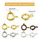Brass Spring Ring Clasps KK-PH0004-53-2
