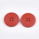 Painted Wooden Buttons WOOD-Q040-002A-2