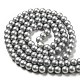 Chapelets de perles rondes en verre peint par pulvérisation X-DGLA-Q015-8mm-17-2