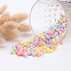 Round Solid Color Opaque Acrylic Beads X-SACR-S037-M02-A-4