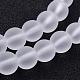 Frosted Glass Bead Strands GLAA-G016-8mm-01-3