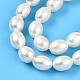 Нити из натурального культивированного пресноводного жемчуга PEAR-N012-07X-3