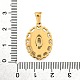 Подвески из нержавеющей стали 304 золотистого цвета STAS-K300-02G-Q-3