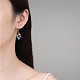 Boucles d'oreilles en bronze&nbsp;EJEW-B134-02-1