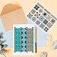 塩ビプラスチックスタンプ  DIYスクラップブッキング用  装飾的なフォトアルバム  カード作り  スタンプシート  フィルムフレーム  16x11x0.3cm DIY-WH0167-57-0049-5