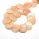 Natural Lentil Pink Aventurine Beads Strands G-P062-58-2