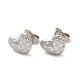 304 Stainless Steel Heart Stud Earrings for Women EJEW-I281-35P-1