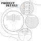 Larges ceintures corset élastiques en tissu AJEW-WH0505-62A-3