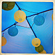 Benecreat accessoires de décoration lanterne boule en papier AJEW-BC0003-04-6