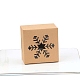 24 шт. 6 прямоугольные бумажные коробки для выпечки хлебобулочных изделий с окном BAKE-PW0007-146-3