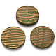 Painted Natural Wood Beads X-WOOD-N006-06D-1