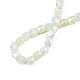 Chapelets de perles en verre électroplaqué EGLA-N002-13-A12-4