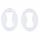 Anillos de acrílico transparente enlace OACR-S038-029-4