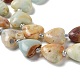 Brins de perles d'amazonite de fleurs naturelles X-G-E614-A21-01-3