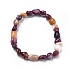 Natural Mixed Gemstone Bead Stretch Bracelets BJEW-K213-M01-3