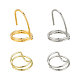 Nbeads 4Pcs 4 Styles Brass Finger Nail Tip Claw Rings MRMJ-NB0001-23-1