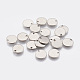 304 Stainless Steel Stamping Blank Tag Pendants STAS-Q056-10mm-1