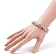 Stretch-Armband mit Glassternen für Frauen BJEW-JB08273-3