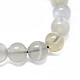 Brins de perles de pierre de lune grise naturelle G-F632-24-04-2