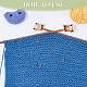 Nbeads bricolage bovins perles de silicone protecteurs d'aiguille à tricoter/bouchons d'aiguille à tricoter avec marqueurs de point IFIN-NB0001-55-5