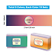 Pandahall Elite 90pcs Seifenpapieranhänger mit Farbverlauf in 9 Stilen DIY-PH0013-30B-3