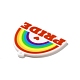 Regenbogen-Anhänger aus bedrucktem Acryl im Pride-Stil SACR-B005-01E-3