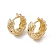 Rack Plating Brass Twist Thick Hoop Earrings for Women EJEW-F294-16G-2