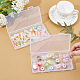 SUPERFINDINGS 8pcs Small Plastic Box 17.2x8.85x2.2cm Rectangle Clear Bead Box Craft Storage Box with Flip Lid for Jewerlry Findings Pills Screws Organizer CON-FH0001-18-5