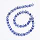 Aventurine bleue naturelle chapelets de perles G-F425-07B-2