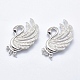925 Sterling Silver Box Clasps STER-P037-53P-1