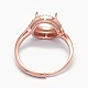 925 кольцо в форме когтя из стерлингового серебра STER-E061-46RG-4