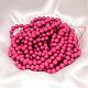 Baking Painted Shell Pearl Round Bead Strands BSHE-L011-10mm-B001-2