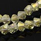 Fili di perle di vetro placcato EGLA-J076-FR03-1
