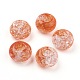 Perles en acrylique transparentes craquelées MACR-E025-30-2