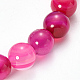 Bracelets extensibles avec perles en agate rayée naturelle/agate bandée BJEW-Q692-03F-2