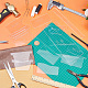 Modèles de sacs en carton acrylique DIY-WH0304-816-3