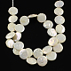 Fili di perle di keshi di perle barocche naturali PEAR-Q004-18-2