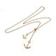 304 Stainless Steel Lariat Necklaces NJEW-H492-05G-1