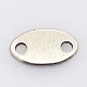 201 Stainless Steel Oval Chain Tabs STAS-E064-02-2