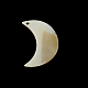 Colgantes de concha de agua dulce luna X-SHEL-F001-12-3