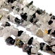 Puces naturelles de quartz rutile perles brins X-F010-2