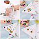 650 Stück Aluminium-Cabochons in 13 Farben&nbsp;MRMJ-FW0001-01B-7
