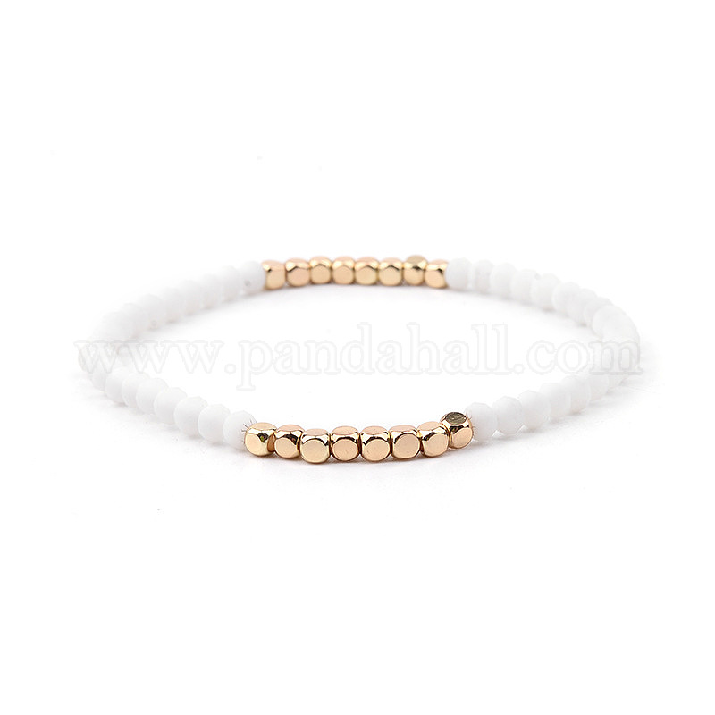 Bivei Bracelet en perles de pierres semi-précieuses naturelles pour
