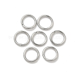 Открытые соединительные кольца из нержавеющей стали марки 304, устойчивые к потускнению, круглые, цвет нержавеющей стали, 20 датчик, 6x0.8 мм, внутренний диаметр: 4.4 мм
