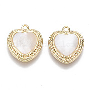 Natural Shell Charms KK-S356-089-NF
